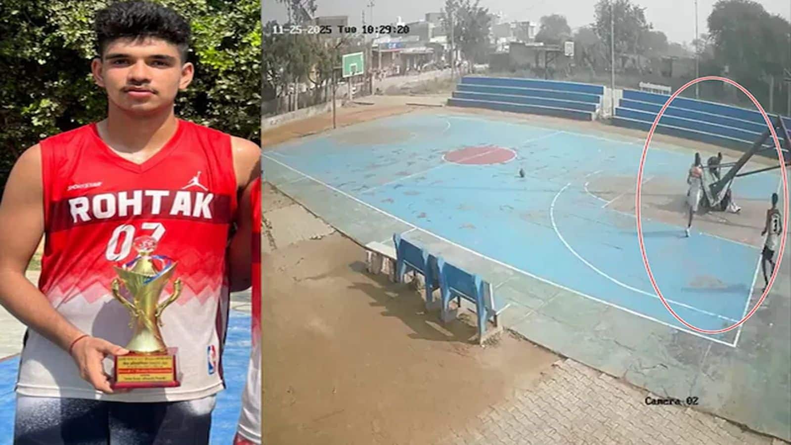 Rohtak Basketball Player Death: हरियाणा के रोहतक में दर्दनाक हादसा! नेशनल लेवल के बास्केटबॉल खिलाड़ी की पोल गिरने से मौत, खेल अधिकारी सस्पेंड