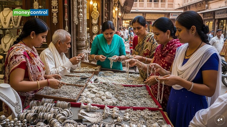 एक बार फिर चांदी के भाव में तेजी