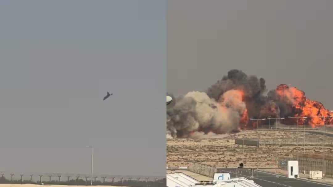 Tejas fighter jet crash: दुबई एयर शो में क्रैश हुआ भारत का Tejas एयर क्राफ्ट, पायलट की मौत