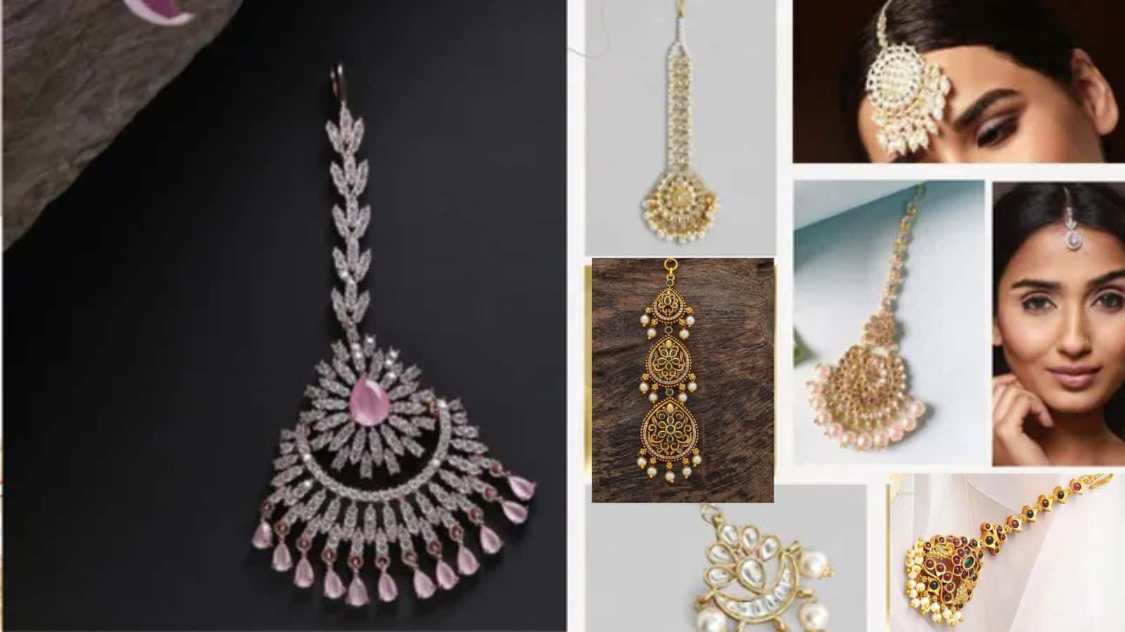 हर किसी की आंखें ठहर जाएंगी, शादी में पहनें ये 7 आकर्षक गोल्ड मांगटीका! हर किसी की आंखें ठहर जाएंगी, शादी में पहनें ये 7 आकर्षक गोल्ड मांगटीका!