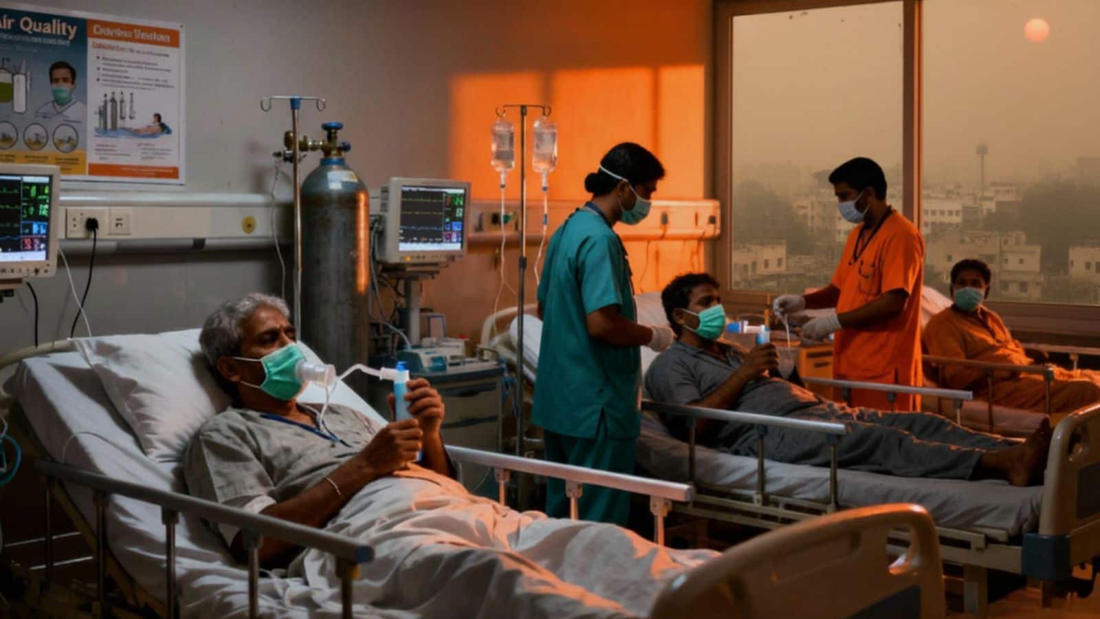 दिल्ली का दम घुट रहा है! 3 साल में 6 बड़े अस्पतालों में गंभीर सांस की बीमारी के 2 लाख से ज्यादा मरीज, सरकार ने दिए आंकड़े