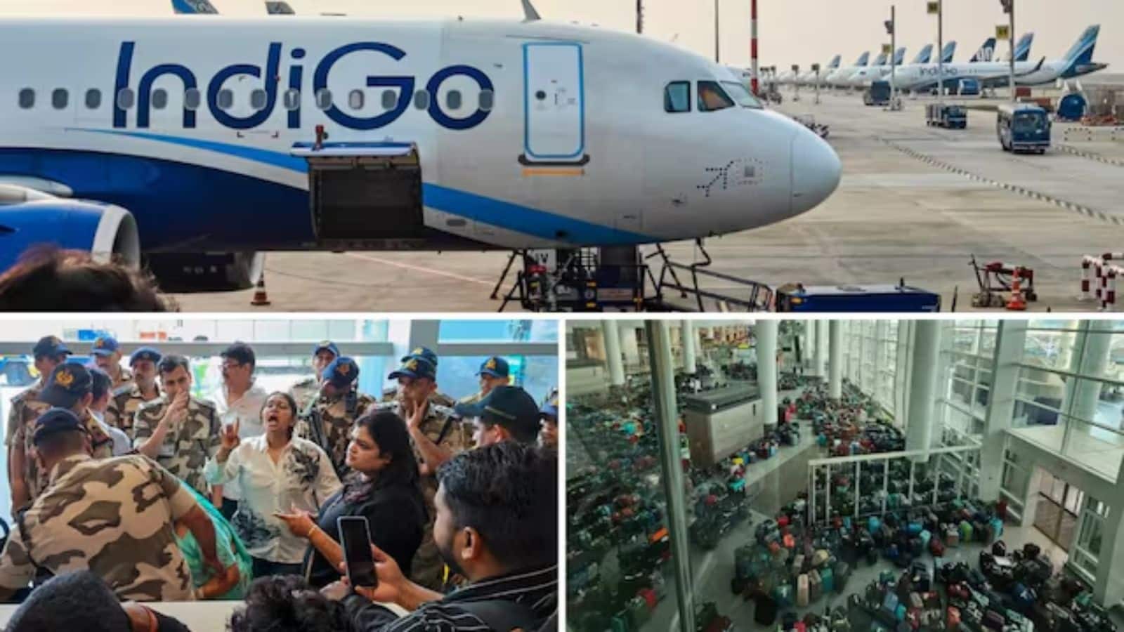 IndiGo Flights Status: दिल्ली, मुंबई और हैदराबाद सहित देश भर में इंडिगो की 500 से ज्यादा फ्लाइट्स कैंसिल, एयरपोर्ट पर लगा बैगेज का अंबार IndiGo Flights Status: दिल्ली, मुंबई और हैदराबाद सहित देश भर में इंडिगो की 500 से ज्यादा फ्लाइट्स कैंसिल, एयरपोर्ट पर लगा बैगेज का अंबार