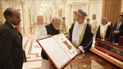 PM Modi Oman Visit: पीएम मोदी को 'द फर्स्ट क्लास ऑफ द ऑर्डर ऑफ ओमान' पुरस्कार मिला
