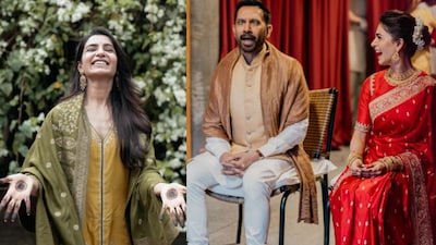 एक्ट्रेस ने राज के साथ शादी के दिन की एक अनदेखी फोटो भी थी