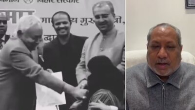 संजय निषाद ने कहा था, 'नीतीश कुमार भी तो एक मर्द हैं... नकाब हटाने पर इतना हंगामा क्यों? उनके हाथ सिर्फ चेहरे पर लगे थे