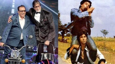 कौन बनेगा करोड़पति में अमिताभ बच्चन ने 'दोस्त' धर्मेंद्र को दिया इमोशनल ट्रिब्यूट