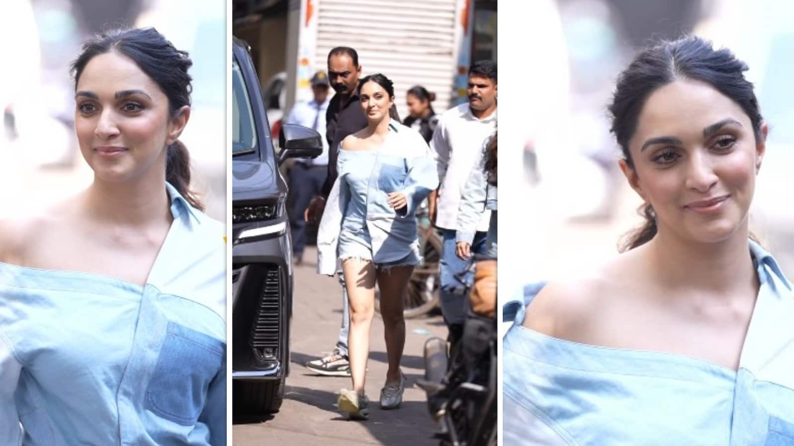 Kiara Advani: बेटी के जन्म के बाद पहली बार कियारा आडवाणी ने दिए पैपराजी को पोज, डेनिम शर्ट में लगीं बला की खूबसूरत