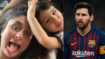 Taimur, Jeh's Dream Fulfilled: Meet Lionel Messi in Mumbai
