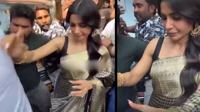 Samantha, Nidhhi Mobbed in Hyderabad: Fan Frenzy Raises Safety Concerns
