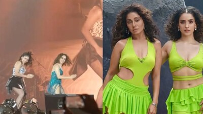 सनाया मल्होत्रा- सुनिधि चौहान की जोड़ी ने फिर लगाई स्टेज पर आग