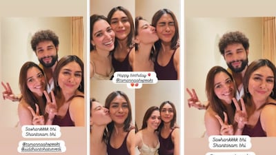 मृणाल ठाकुर, सिद्धांत चतुवेर्दी, प्रज्ञा कपूर के साथ तमन्ना भाटिया ने बर्थडे पर जमकर की पार्टी