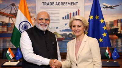 India-EU Trade Deal: 10 साल से चल रही थी बातचीत, अब जाकर हुई 'मदर ऑफ ऑल डील्स' (PHOTO- AI)
