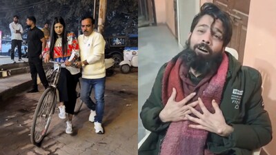 "₹10 Biscuit" Shadab Jakati in New Row: Artist Iram's Husband Alleges Threats, Wife Clarifies