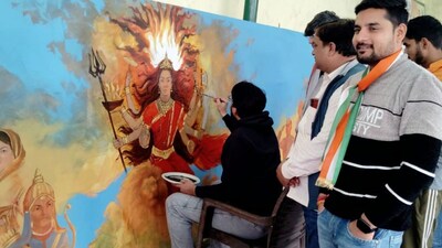 150 फीट ऊंची वंदे मातरम पेंटिंग बनेगी यूपी दिवस की शान, कई कार्यक्रम भी होंगे आयोजित