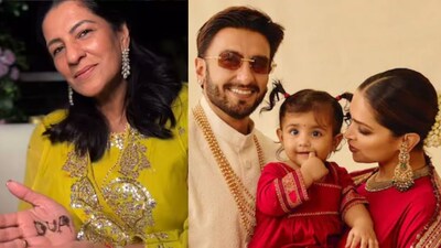 Ranveer Singh's Mother Flaunts Granddaughter Dua's Name in Mehendi, Photo Goes Viral