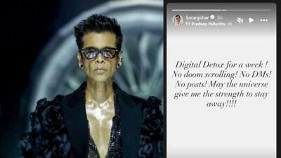 Karan Johar Announces Week-Long Digital Detox: No Posts, No DMs