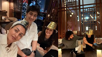 Mahesh Babu Rings in New Year with Family; Namrata Shares Heartwarming Vacation Pics