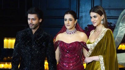 Nupur Sanon and Stebin Ben's Star-Studded Mumbai Reception: Kriti Sanon Shines