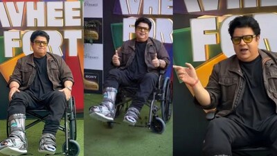 Sajid Khan in Wheelchair After Accident: 'Both Legs Damaged'