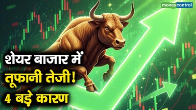 शेयर बाजार में तूफानी तेजी: सेंसेक्स 650 अंक चढ़ा, निफ्टी 25,700 के पार