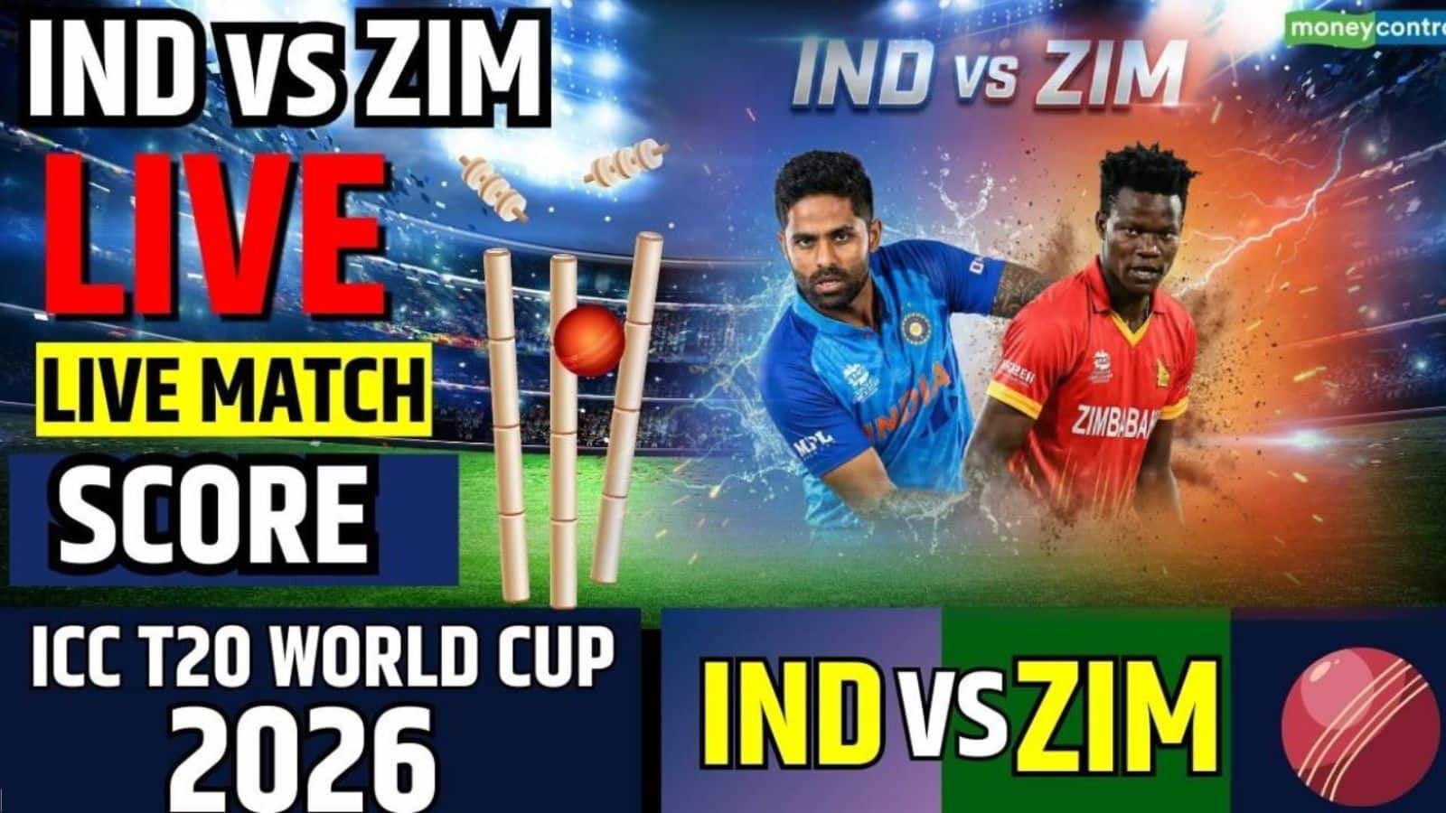 IND vs ZIM T20 World Cup Match Live Score: भारत को लगा पहला झटका, संजू सैमसन लौटे पवेलियन