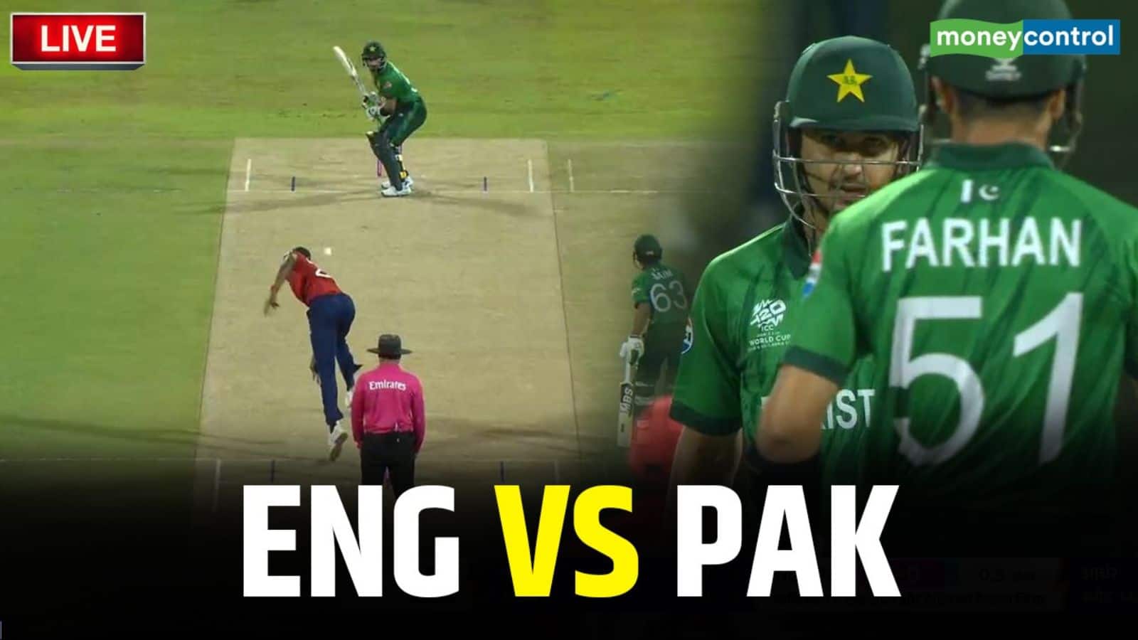 PAK vs ENG T20 World cup Match Live Score: दो ओवर में पाकिस्तान को लगे दो झटके, सैम अयूब के बाद सलमान आगा लौटे पवेलियन