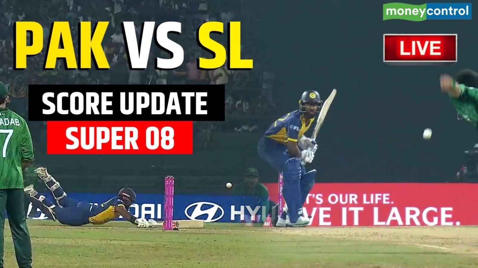 PAK vs SL T20 World Cup Match Live Score: श्रीलंका को लगा तीसरा झटका, चरित असलांका लौटे पवेलियन