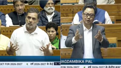 राहुल गांधी ने US-इंडिया ट्रेड डील पर उठाए सवाल, तो किरेन रिजिजू ने किया पलटवार 
