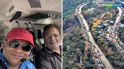 Mumbai-Pune Expressway Traffic Jam: मुंबई-पुणे एक्सप्रेसवे पर आखिरकार ट्रैफिक बहाल हो गया है। अधिकारियों ने बताया कि पहाड़ी खंडाला घाट खंड में एक गैस टैंकर के पलटने के 33 घंटे बाद मुंबई-पुणे एक्सप्रेसवे पर ट्रैफिक बहाल हो पाया। इस बीच, महाजाम में फंसे EKA मोबिलिटी और पिनेकल इंडस्ट्रीज के चेयरमैन डॉ. सुधीर मेहता सुर्खियों में हैं। उन्होंने एक्सप्रेसवे पर 8 घंटे तक भारी ट्रैफिक जाम में फंसे रहने के बाद पुणे पहुंचने के लिए हेलिकॉप्टर का सहारा लिया। 94.5 किलोमीटर लंबा यह एक्सप्रेसवे मुंबई, रायगढ़ और नवी मुंबई को पुणे से जोड़ता है।

मुंबई-पुणे एक्सप्रेसवे पर लगे भारी जाम में पुणे के उद्योगपति सुधीर मेहता भी फंस गए थे। हालांकि आठ घंटे फंसे रहने के बाद वह हेलीकॉप्टर की मदद से पुणे पहुंचे। मंगलवार शाम को टैंकर दुर्घटना के बाद हजारों यात्री एक्सप्रेसवे पर 33 घंटे से अधिक समय तक फंसे रहे। पलटे हुए वाहन से अत्यधिक ज्वलनशील गैस के रिसाव के कारण सुरक्षा कारणों से ट्रैफिक को रोक दिया गया था।

पिनैकल इंडस्ट्रीज एंड ईकेए मोबिलिटी के चेयरमैन सुधीर मेहता ने सोशल मीडिया प्लेटफॉर्म X पर एक पोस्ट में बताया कि आठ घंटे तक फंसे रहने के बाद वह बुधवार को हेलीकॉप्टर से पुणे वापस लौटे। उन्होंने एक्सप्रेसवे पर लगे भारी ट्रैफिक जाम की कुछ हवाई तस्वीरें भी पोस्ट कीं।

लंबे समय तक जारी ट्रैफिक व्यवधान पर प्रतिक्रिया व्यक्त करते हुए उन्होंने कहा कि ऐसी घटनाएं मुंबई-पुणे एक्सप्रेसवे जैसे हाई-स्पीड कॉरिडोर पर बेहतर इमरजेंसी तैयारियों की आवश्यकता को उजागर करती हैं।

मेहता ने बुधवार को अपने पोस्ट में कहा, "लाखों लोग पिछले 18 घंटों से एक गैस टैंकर के कारण मुंबई-पुणे एक्सप्रेसवे पर फंसे हुए हैं। ऐसी आपात स्थितियों के लिए एक्सप्रेसवे पर विभिन्न स्थानों पर योजनाबद्ध निकास होने चाहिए जिन्हें वाहनों को वापस लौटने की अनुमति देने के लिए खोला जा सके।"

उन्होंने सुझाव दिया कि हेलीपैड बनाने में 10 लाख रुपये से कम लागत आती है। इसके लिए एक एकड़ से भी कम जमीन की आवश्यकता होती है। उन्होंने कहा कि इमरजेंसी में लोगों को निकालने के लिए एक्सप्रेसवे पर अलग-अलग जगहों पर इन्हें बनाना ज़रूरी कर देना चाहिए।

33 घंटे बाद खुला जाम

अधिकारियों ने बताया कि पहाड़ी खंडाला घाट खंड में टैंकर पलटने के 33 घंटे बाद बुधवार (4 फरवरी) देर रात को मुंबई-पुणे एक्सप्रेसवे के मुंबई की ओर जाने वाले रूट पर ट्रैफिक बहाल कर दिया गया। टैंकर मंगलवार शाम करीब पांच बजे मुंबई की ओर जाने वाले रूट पर पलट गया। इससे भारी ट्रैफिक जाम लग गया। व्यस्त एक्सप्रेसवे पर हजारों वाहन घंटों तक फंसे रहे।

जाम इतना भीषण था कि वाहनों की करीब 20 किलोमीटर तक लंबी कतार लग गई। इस ट्रैफिक संकट के दौरान महिलाओं और बच्चों सहित यात्रियों को भोजन, पानी और शौचालय की सुविधा नहीं मिल पाई। दुर्घटनास्थल से क्षतिग्रस्त गैस टैंकर को हटाए जाने के बाद मुंबई-पुणे एक्सप्रेसवे पर ट्रैफिक देर रात 1 बजकर 46 मिनट पर बहाल हो गया।