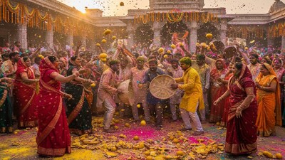 आज से पूरे ब्रज में लड्डूमार, लट्ठमार होली से लेकर फूलों की होली खेली जाती है।