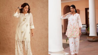 कुर्ता विद पैंट्स
कुर्ता हमेशा से एथनिक लुक का हिस्सा रहा है, लेकिन जब इसे स्ट्रेट पैंट्स या ट्राउजर के साथ पेयर किया जाता है तो यह एकदम मॉडर्न और प्रोफेशनल टच देता है। कॉटन या सिल्क कुर्ता चुनें और हल्के रंगों में इसे पहनें। ऑफिस पार्टी में यह लुक आपको एलीगेंट और कम्फर्टेबल दोनों बनाएगा।