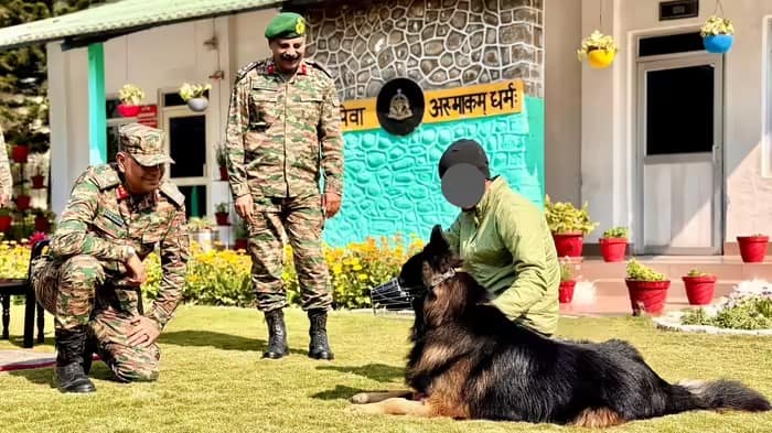 अब कैसा है देश के लिए पहली गोली खाने वाला साइलेंट वॉरियर ‘टायसन’, आर्मी ने दी जानकारी