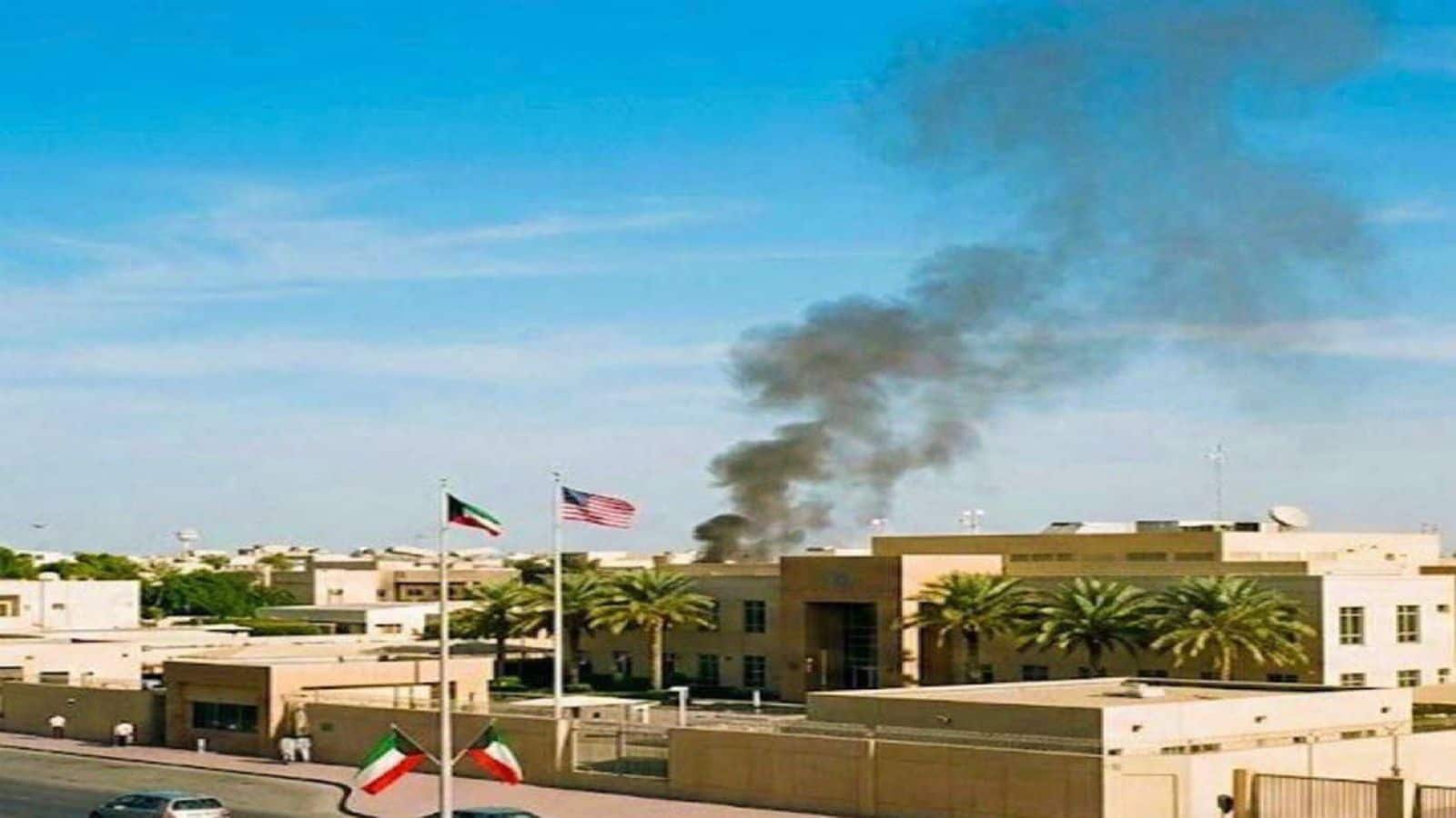 US Embassy In Kuwait: कुवैत में अमेरिकी दूतावास पर ईरानी हमले की आशंका! धुआं निकलता देख लोगों में दशहत