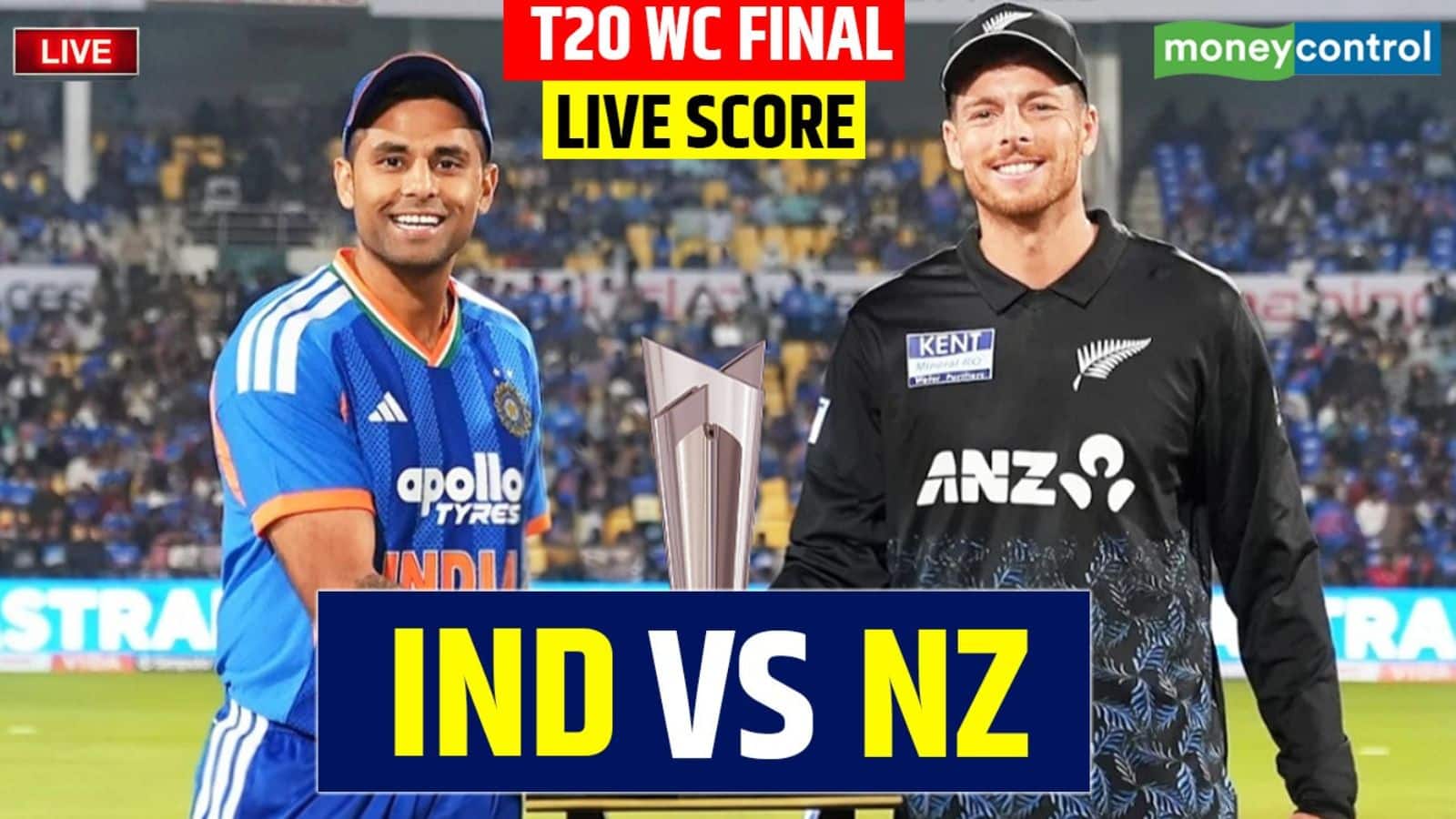 IND vs NZ T20 World Cup Match Live Score: एक ओवर में भारत को लगे तीन झटके, संजू, ईशान के बाद कप्तान लौटे पवेलियन
