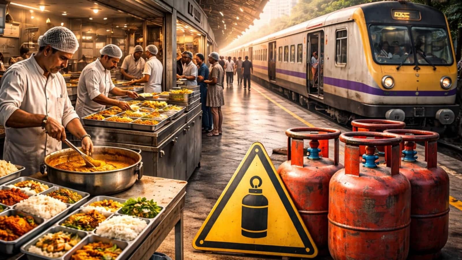 LPG संकट का रेलवे पर असर, IRCTC ट्रेनों में बंद कर सकता है कैटरिंग सर्विस