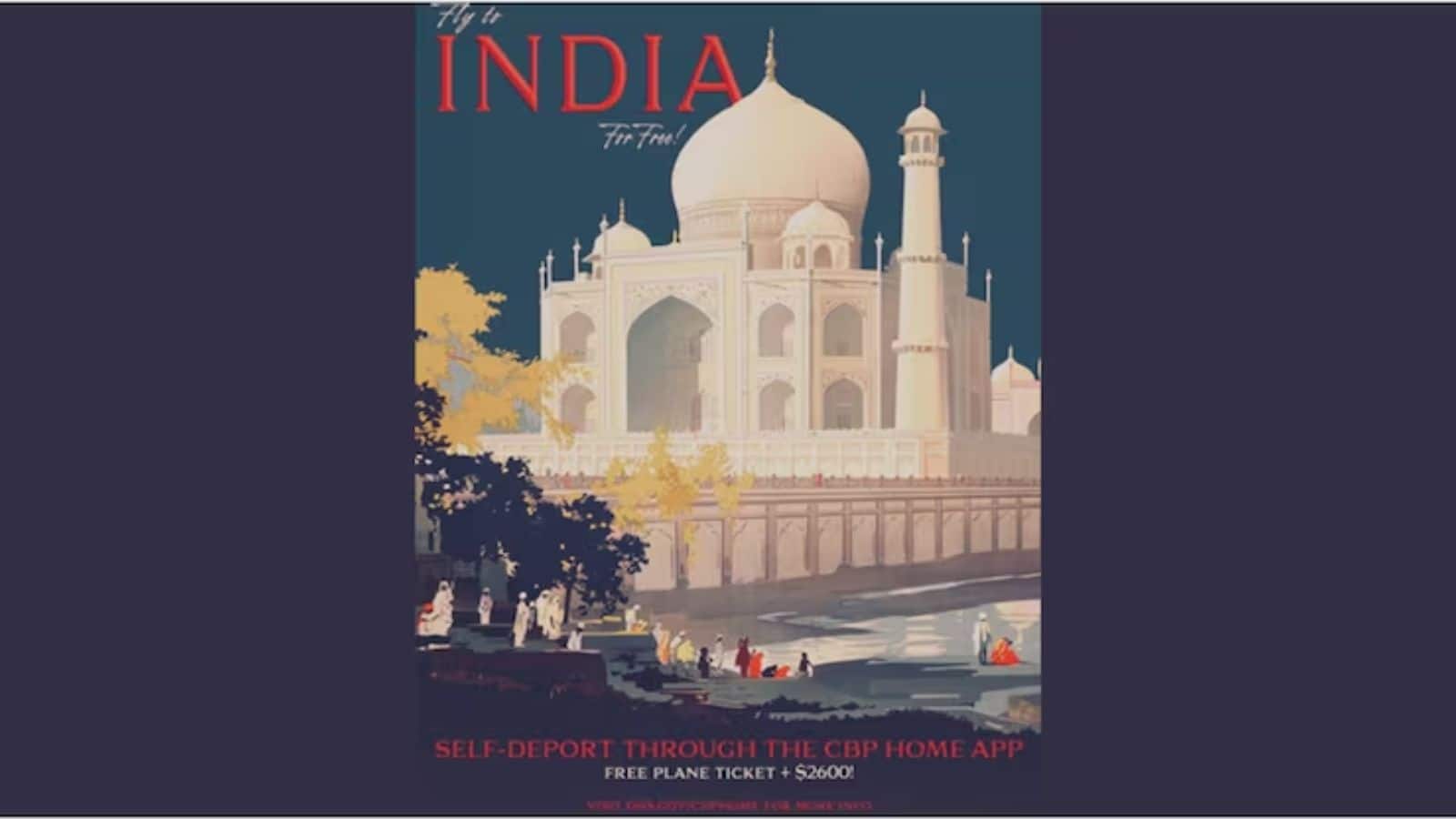 अमेरिका छोड़ने पर मिलेंगे ₹2.2 लाख और फ्री टिकट, अवैध प्रवासियों के लिए आई 'सेल्फ-डिपोर्टेशन स्कीम'; ताज महल की फोटो पर छिड़ा विवाद