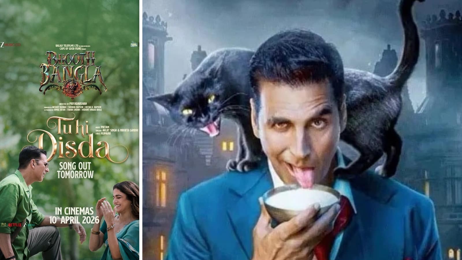 Bhooth Bangla: ‘भूत बंगला’ के ‘तू ही दिस्दा’ गाने का टीज़र रिलीज, अक्षय कुमार-वामिका गब्बी की रोमांटिक केमिस्ट्री ने जीता दिल