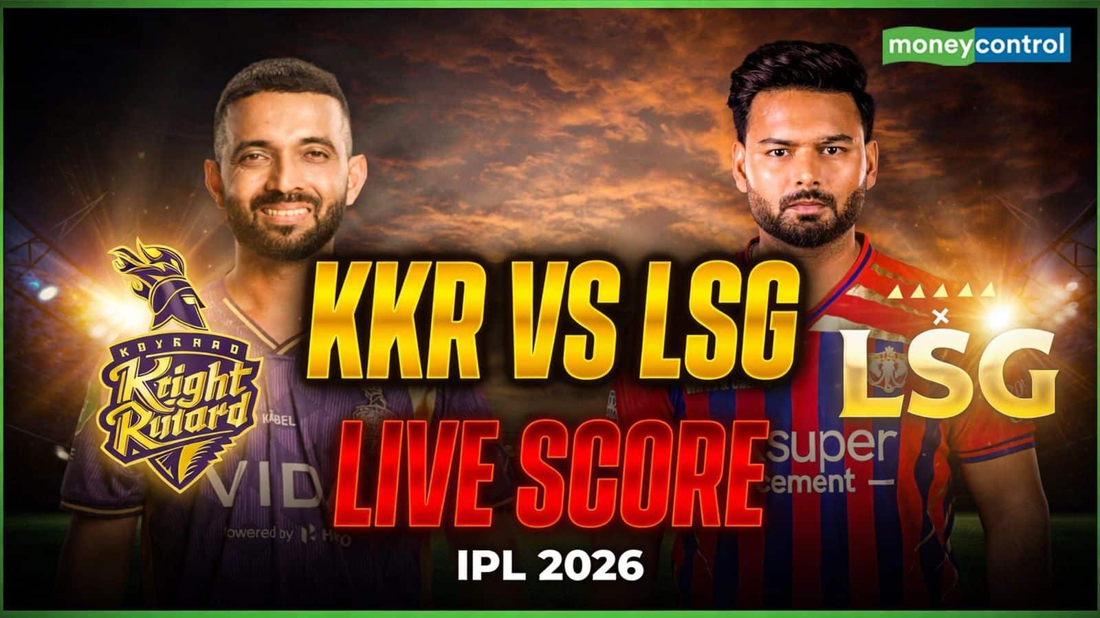 LSG vs KKR IPL 2026 Match Live Score: ताश के पत्तों की तरह बिखरी कोलकाता की टीम, रोवमैन पॉवेल भी सिर्फ 1 रन बनाकर लौटे पवेलियन