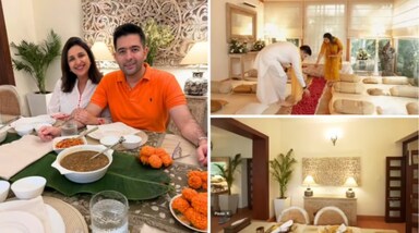 Raghav Chadha Parineeti Chopra Home: राजनेता राघव चड्ढा ने 'Curly Tales' के साथ बातचीत के दौरान अपने दिल्ली वाले घर का टूर कराया था। दिल्ली में राघव अपनी पत्नी और एक्ट्रेस परिणीति चोपड़ा के साथ रहते हैं। इस खूबसूरत घर में चारों ओर हरियाली और शानदार इंटीरियर है, और यहां का शांत माहौल ऐसा है जिसे नज़रअंदाज़ करना मुश्किल है।