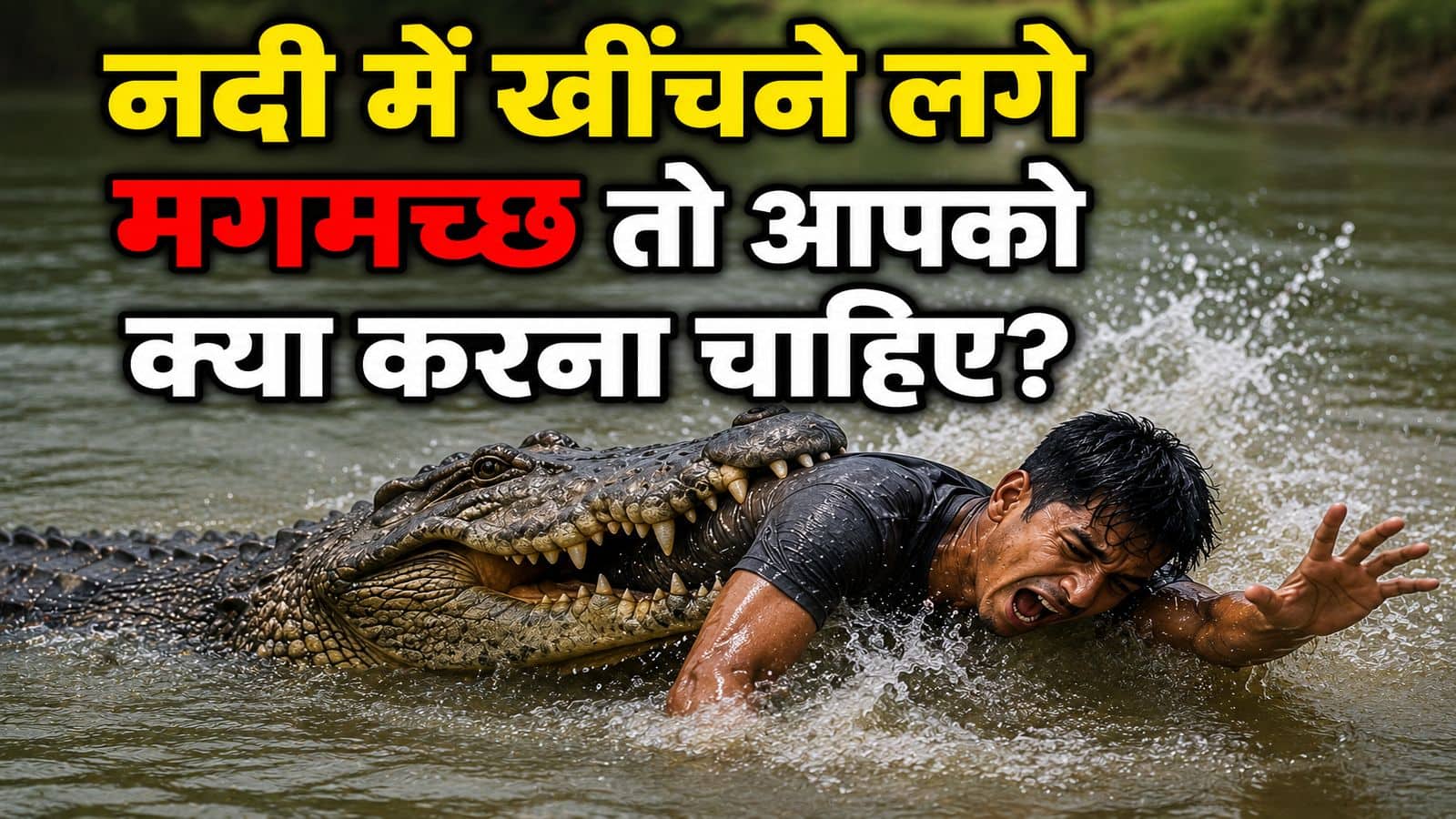 Gonda Crocodile News: नोएडा के दीपक की तरह अगर जबड़े में दबाकर नदी में खींचने लगे मगरमच्छ तो आपको क्या करना चाहिए? इस एक ट्रिक से बचेगी जान Gonda Crocodile News: नोएडा के दीपक की तरह अगर जबड़े में दबाकर नदी में खींचने लगे मगरमच्छ तो आपको क्या करना चाहिए? इस एक ट्रिक से बचेगी जान