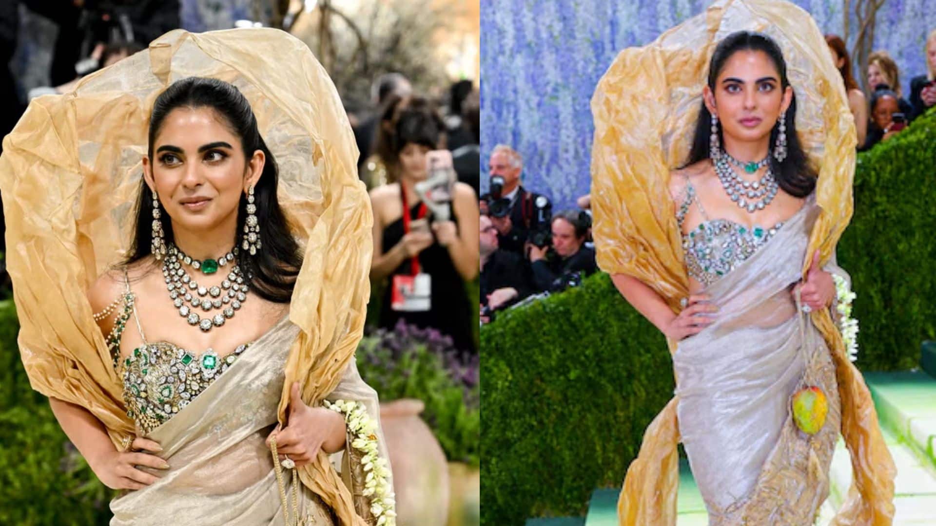Isha Ambani In Met Gala 2026: मेट गाला में छाईं ईशा अंबानी, असली सेंटर ऑफ अट्रैक्शन बना 20 साल पुराना स्कल्पचर वाला 'मैंगो क्लच'