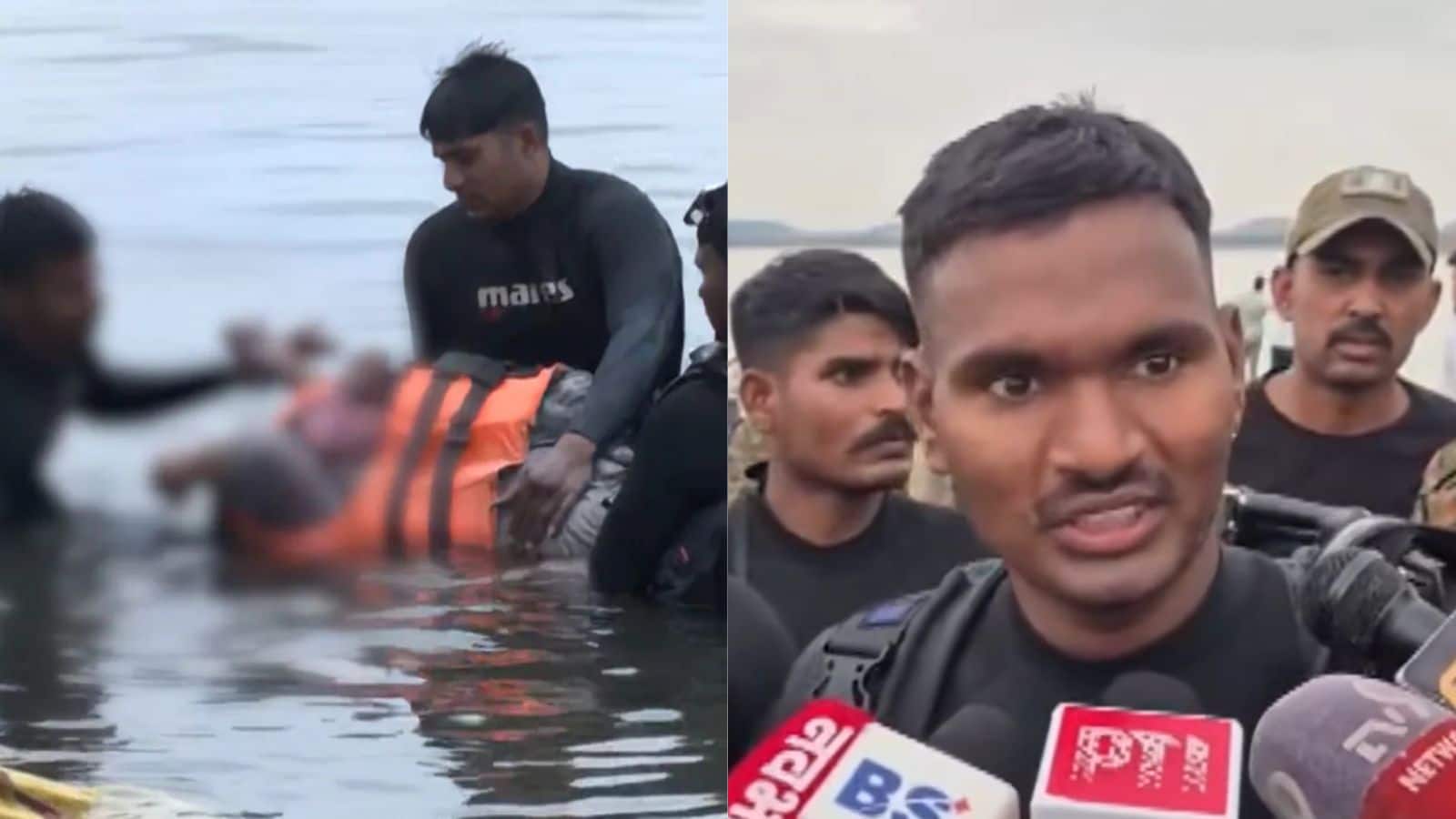 नर्मदा क्रूज हादसा: मां के सीने से लिपटे बच्चे की डेडबॉडी निकालने वाले डाइवर ने क्या बताया?
