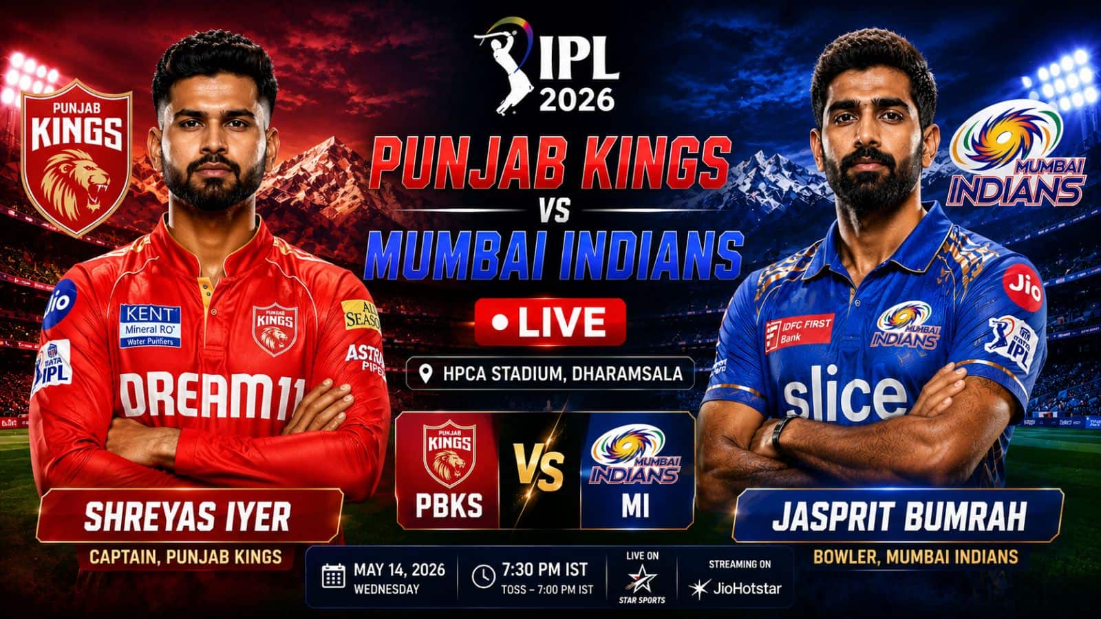 PBKS vs MI IPL 2026 Match Highlights: धर्मशाला में मुंबई का धमाल, रोमांचक मुकाबले में पंजाब को दी मात