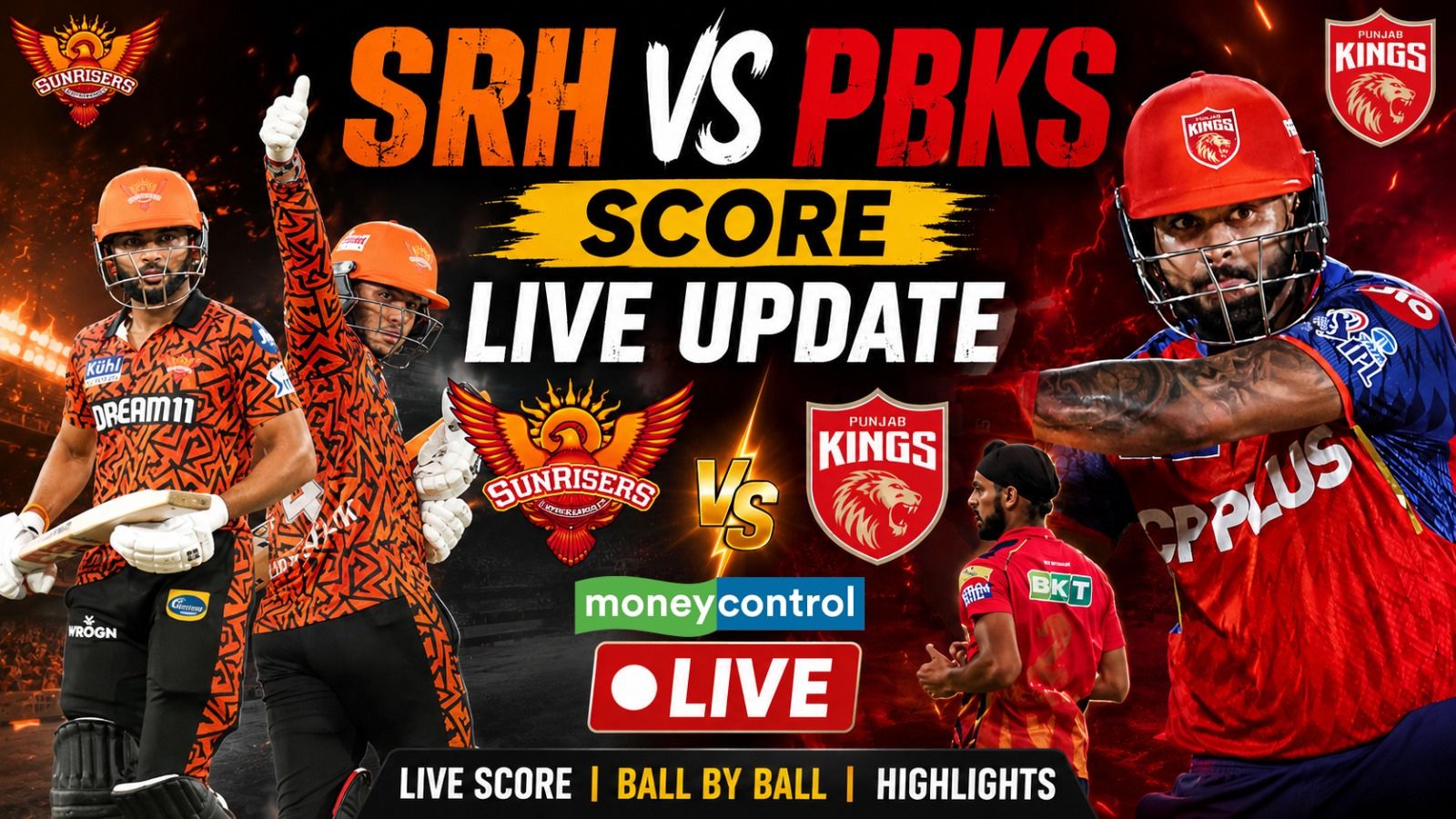 SRH vs PBKS Highlights: काम नहीं आई कूपर कोनोली की सेंचुरी, हैदराबाद ने पंजाब को 33 रन से दी करारी शिकस्त