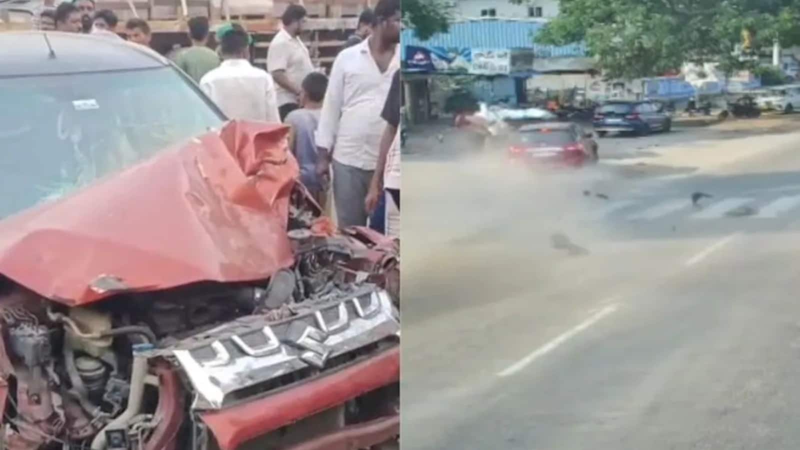Telangana Accident: तेलंगाना में तेज रफ्तार एसयूवी ने कई बाइक को मारी टक्कर, हादसे में एक की मौत, घटना CCTV में कैद