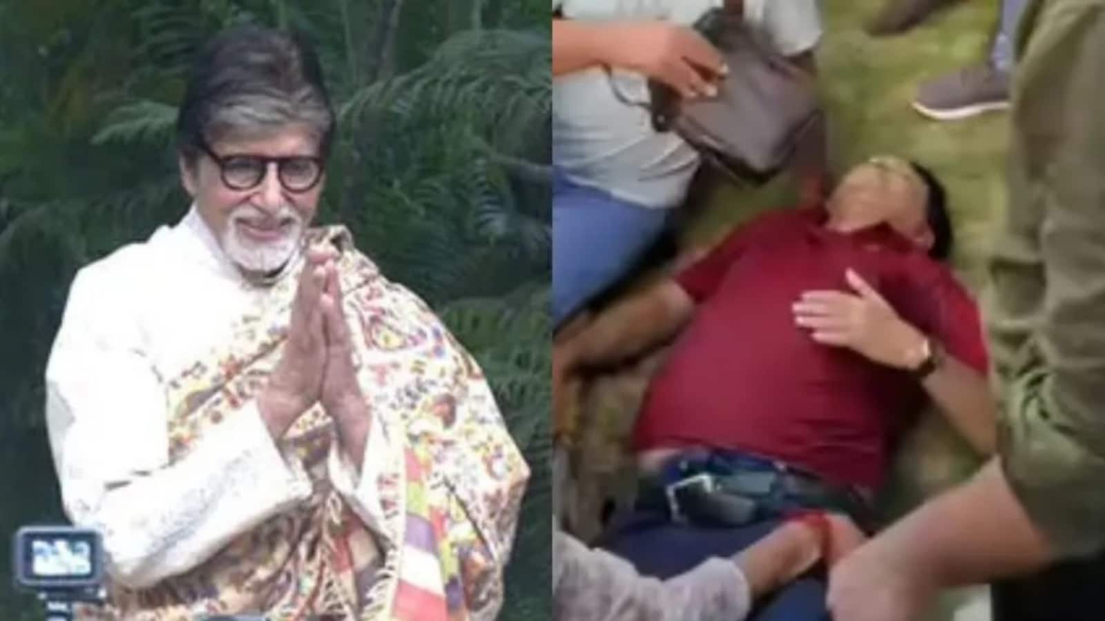 Amitabh Bachchan: हॉस्पिटलाइजेश रूमर्ड के बाद संडे को जलसा के बाहर उमड़ी भीड़, अमिताभ बच्चन को देखने चक्कर में बेहोश हुए फैंस Amitabh Bachchan: हॉस्पिटलाइजेश रूमर्ड के बाद संडे को जलसा के बाहर उमड़ी भीड़, अमिताभ बच्चन को देखने चक्कर में बेहोश हुए फैंस