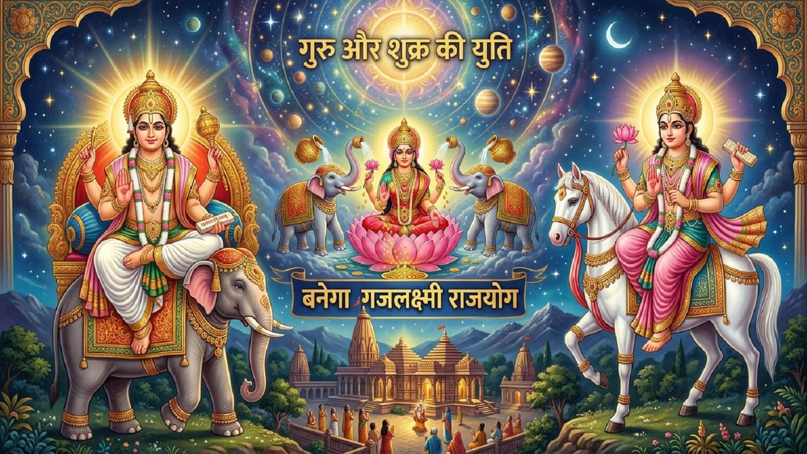 Gajlakshmi Rajyog 2026: गुरु और शुक्र की युति से बनने वाला है गजलक्ष्मी राजयोग, जानें कौन सी 3 राशियों के लिए शुरू होगा शुभ समय Gajlakshmi Rajyog 2026: गुरु और शुक्र की युति से बनने वाला है गजलक्ष्मी राजयोग, जानें कौन सी 3 राशियों के लिए शुरू होगा शुभ समय