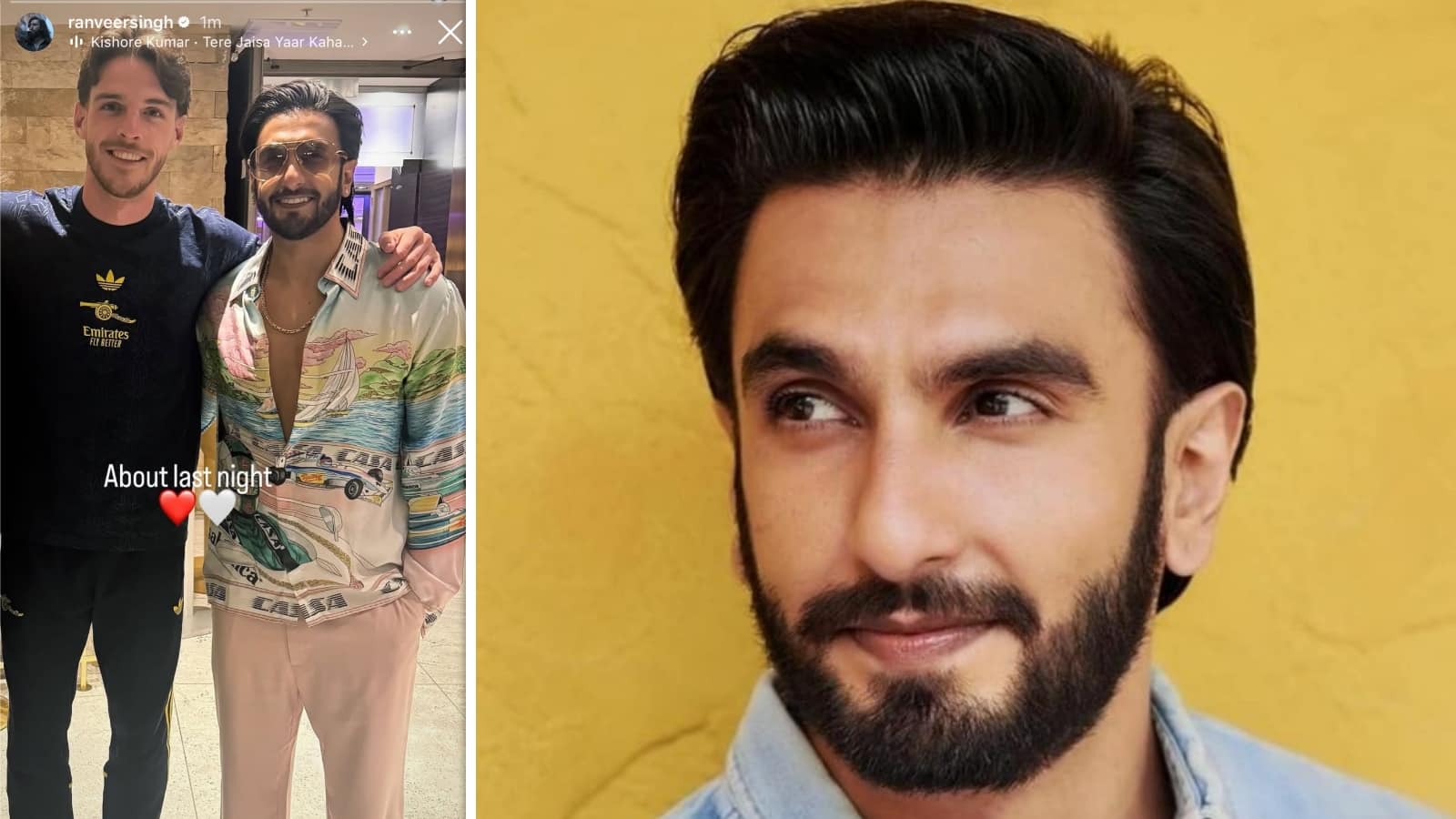 Ranveer Singh: 'डॉन 3' कॉन्ट्रोवर्सी के चलते बैन के बाद रणवीर सिंह ने शेयर किया पहला पोस्ट, चेहरे पर दिखी स्माइल Ranveer Singh: 'डॉन 3' कॉन्ट्रोवर्सी के चलते बैन के बाद रणवीर सिंह ने शेयर किया पहला पोस्ट, चेहरे पर दिखी स्माइल