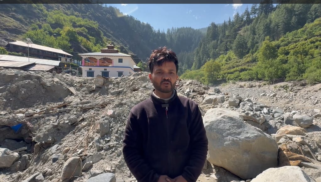 धराली निवासी विनोद पवार 