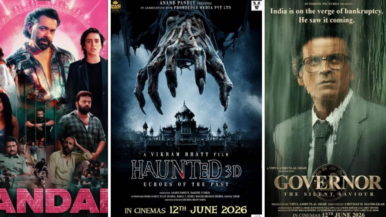 Movies Releases June 2026: बॉबी देओल से लेकर मनोज बाजपेई तक की जून 2026 में रिलीज होंगी फिल्में, 2000 करोड़ से ज्यादा पैसा लगा दांव पर Movies Releases June 2026: बॉबी देओल से लेकर मनोज बाजपेई तक की जून 2026 में रिलीज होंगी फिल्में, 2000 करोड़ से ज्यादा पैसा लगा दांव पर